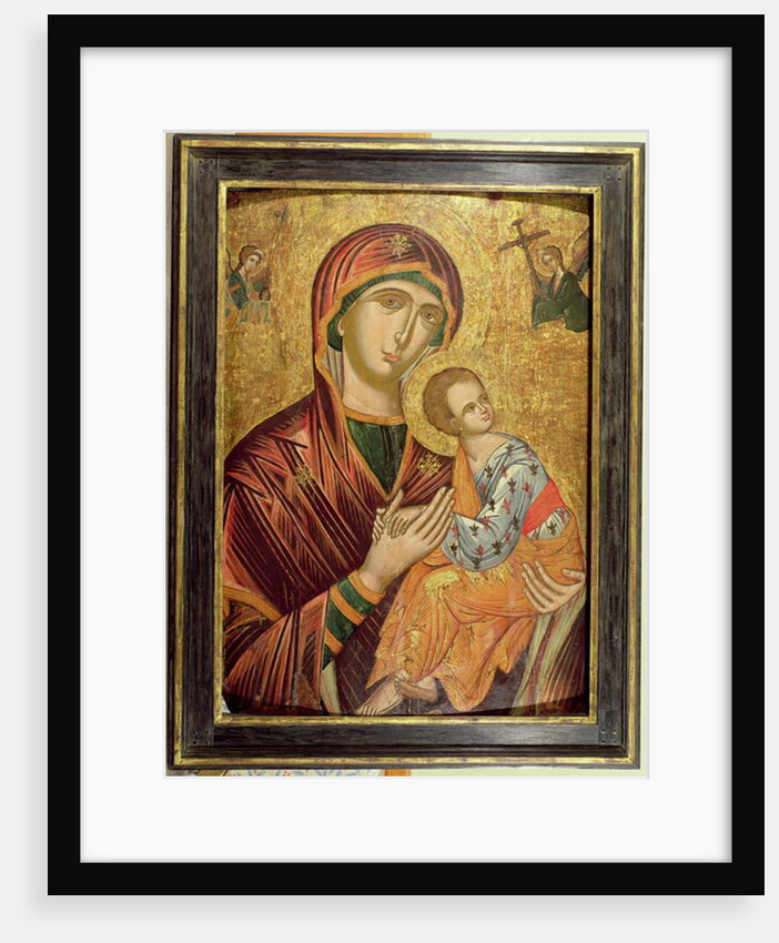 Mother of God of the Passion, Greek Icon from Crete, early 16th century by Anonymous