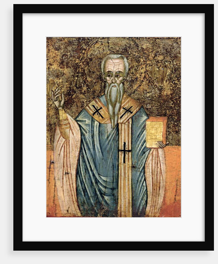 St. Cyril of Alexandria, icon by Greek School