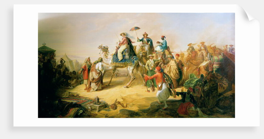 Prince Albrecht von Preussen on his Orient travel in 1843 by H. Kretschmer