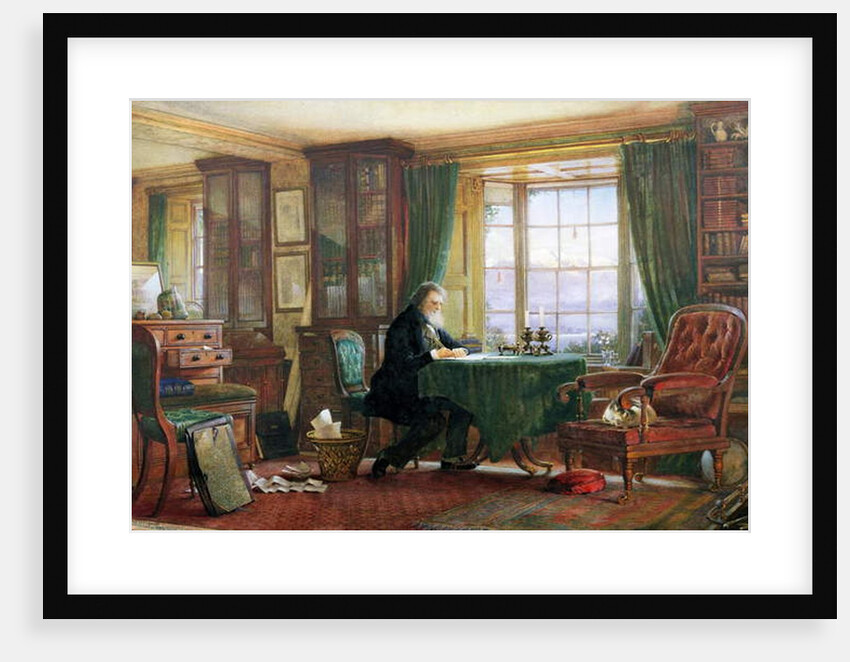 John Ruskin in his study at Brantwood, Cumbria, 1882 by William Gersham Collingwood