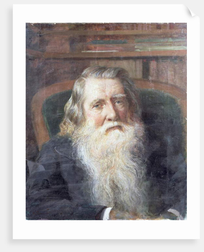Portrait of John Ruskin 1898-99 by Joseph Arthur Palliser Severn