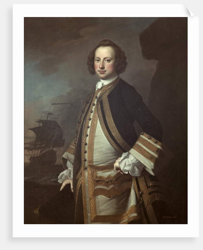 Sir George Pocock 1760 by Thomas Hudson