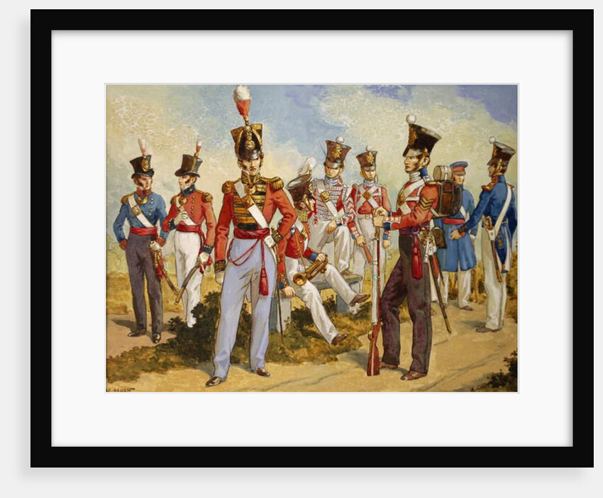 Royal Marines' Uniforms 1815-1850, c.1924 by Victor Huen