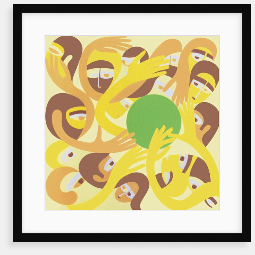 Green-ball game, 1982 by Ron Waddams