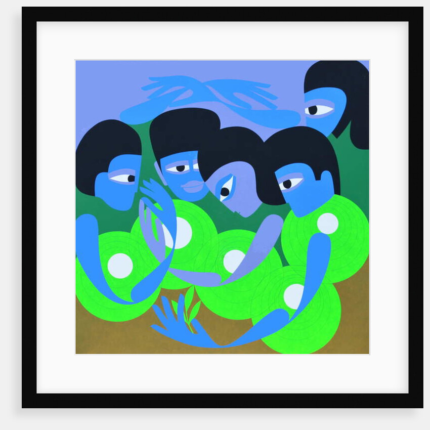 Gathering 1, 1980 by Ron Waddams