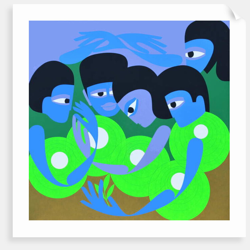 Gathering 1, 1980 by Ron Waddams