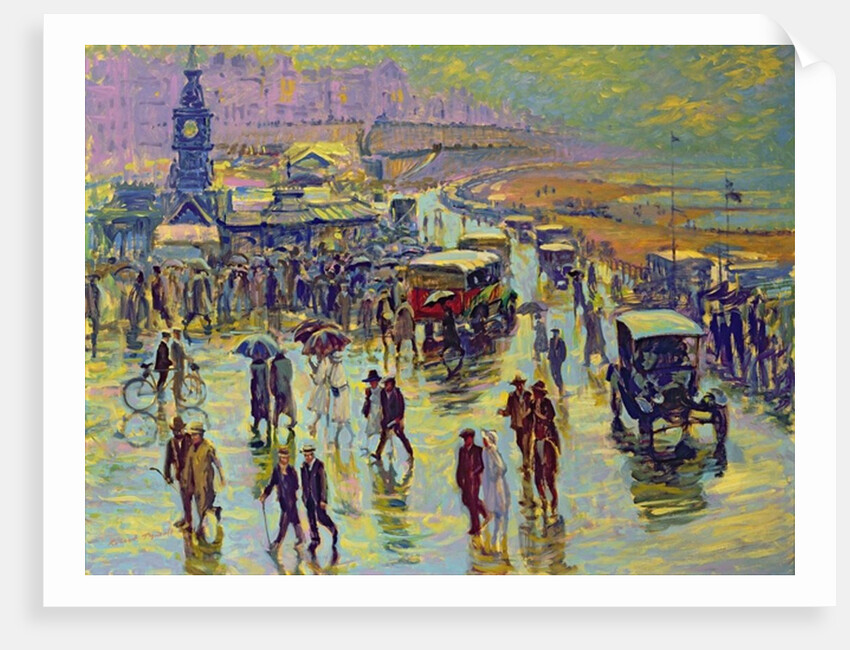 Brighton on a Rainy Day by Robert Tyndall