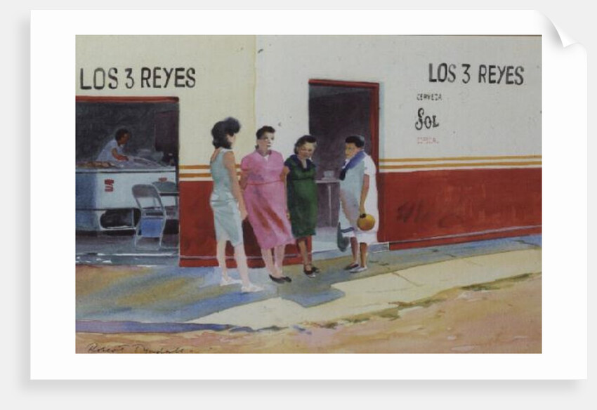 Conversation, Yucatan, Mexico by Robert Tyndall