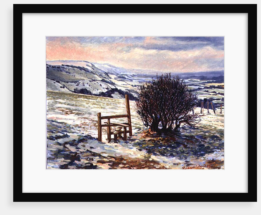 Sussex Stile, Winter, 1996 by Robert Tyndall