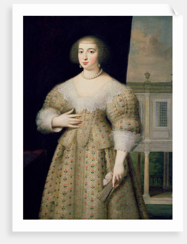 Portrait of Anne of Austria by Louis Ferdinand Elle