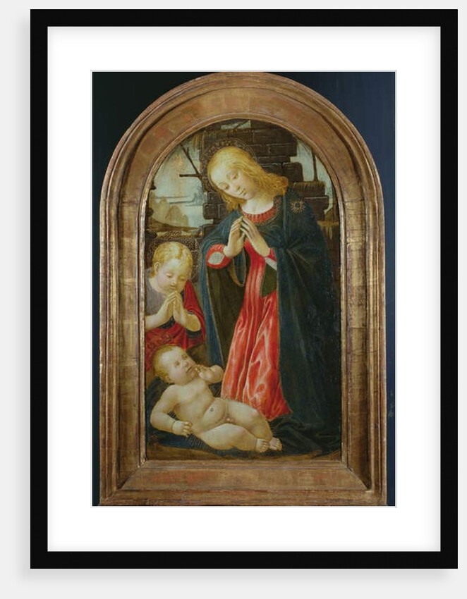 Madonna and Child with the infant St. John the Baptist by Jacopo del Sellaio