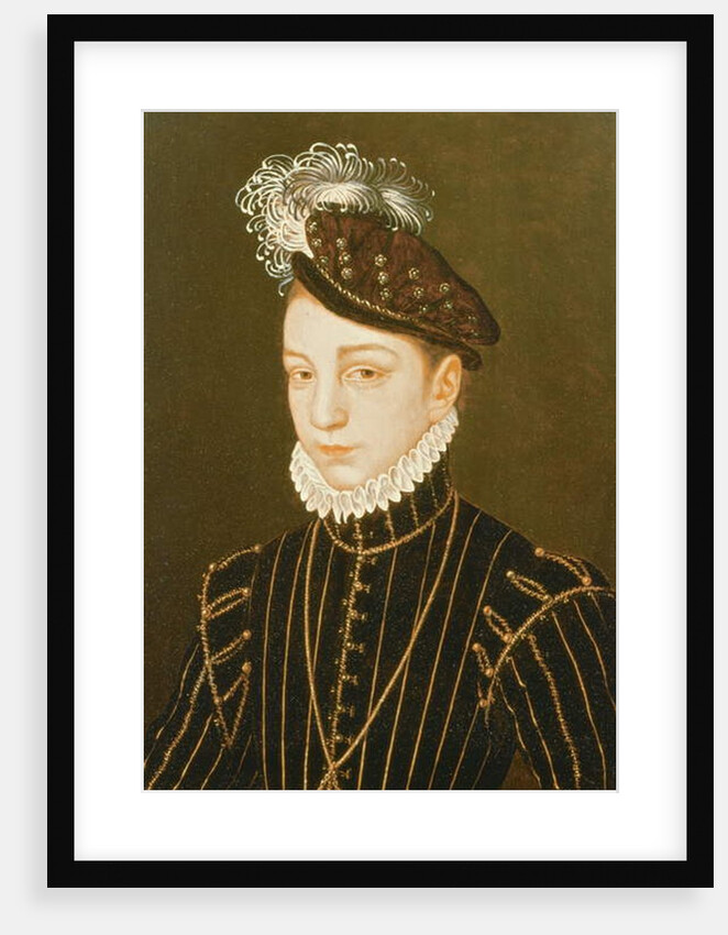 Portrait of Charles IX by Francois Clouet