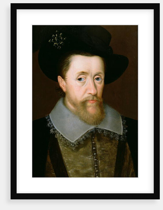Portrait of James VI of Scotland and I of England by John de Critz