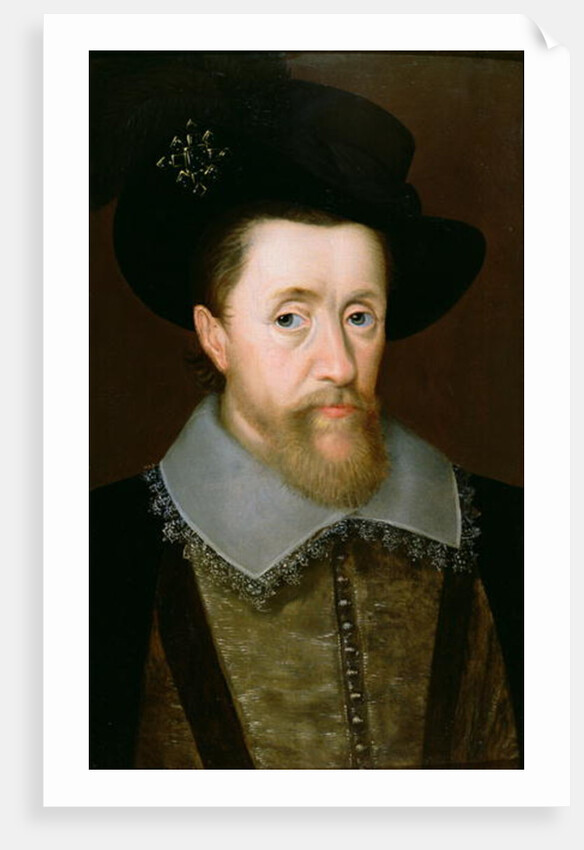 Portrait of James VI of Scotland and I of England by John de Critz