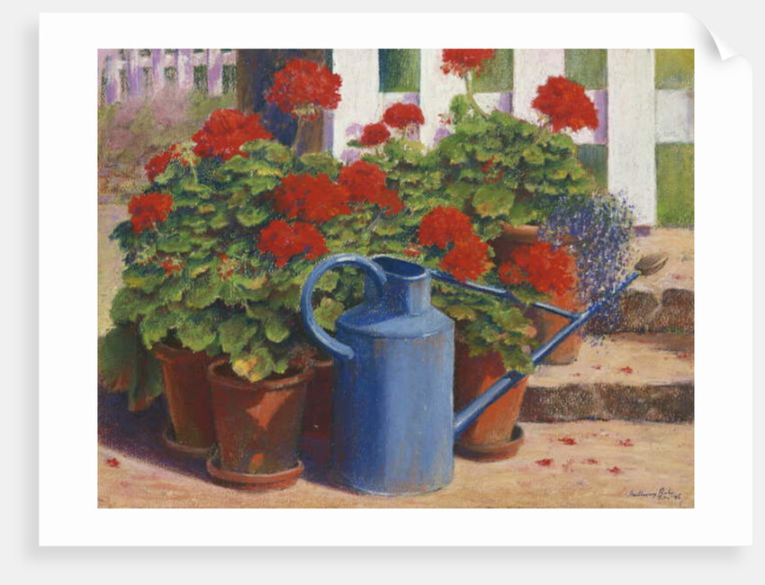 Blue Watering Can, 1995 by Anthony Rule