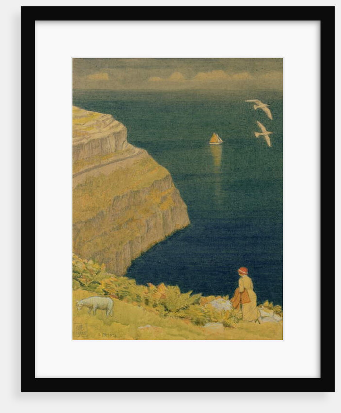 A Welsh Cliff, 1935 by Joseph Edward Southall