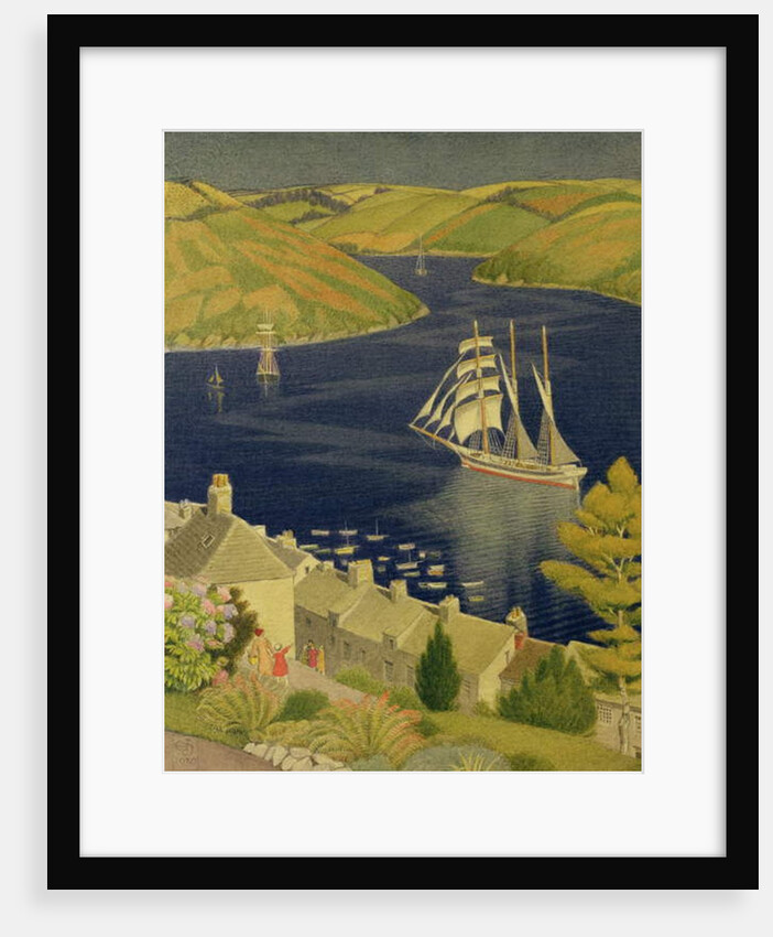 A Cornish Haven, 1930 by Joseph Edward Southall