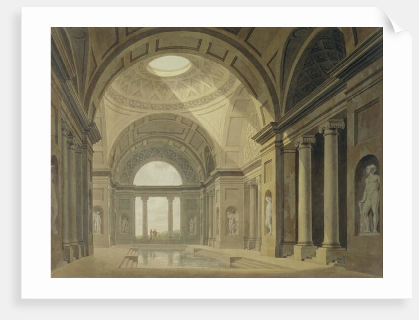 Ancient Baths by Joseph Nash
