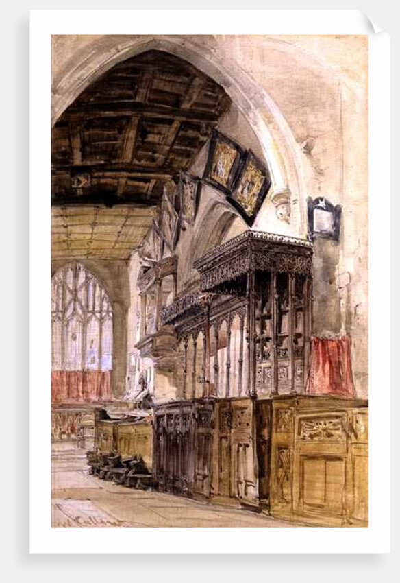 St. Mary's Church, Richmond by William Callow