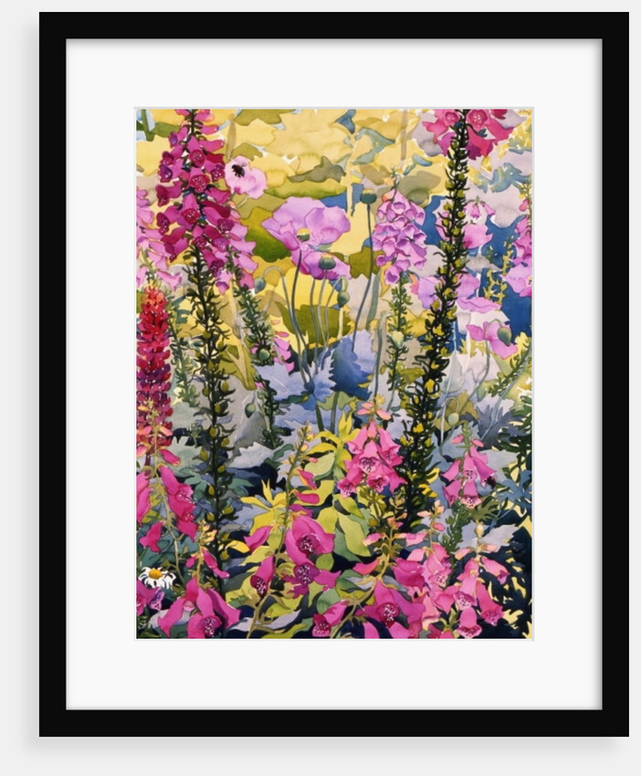 Garden with Foxgloves by Christopher Ryland