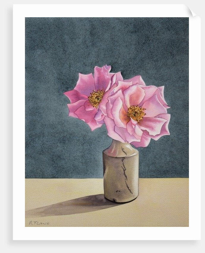 Two Late Roses, 2014 by Christopher Ryland