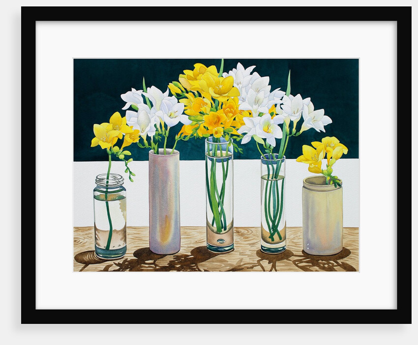 Still Life Freesias, 2015 by Christopher Ryland