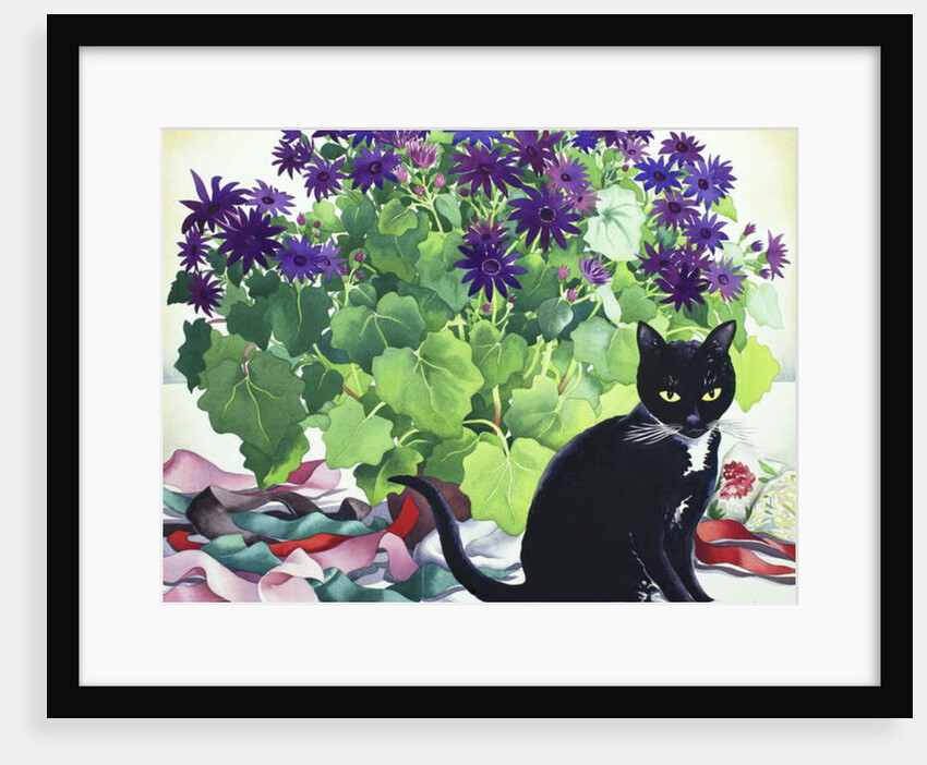 Senetti Plant and Cat, 2018 by Christopher Ryland