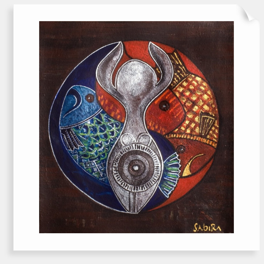 Virgo-Pisces, 2009 by Sabira Manek