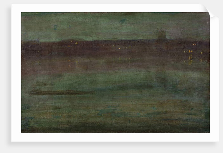 Nocturne, Battersea Reach, London by Walter Greaves