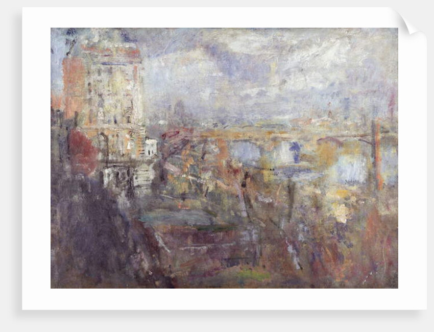 The View from the Adelphi, London, 1926 by Ambrose McEvoy