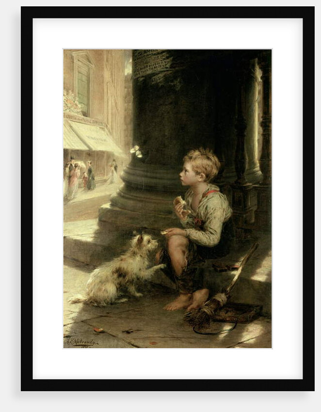 A Share of the Crust, 1871 by Augustus Edward Mulready