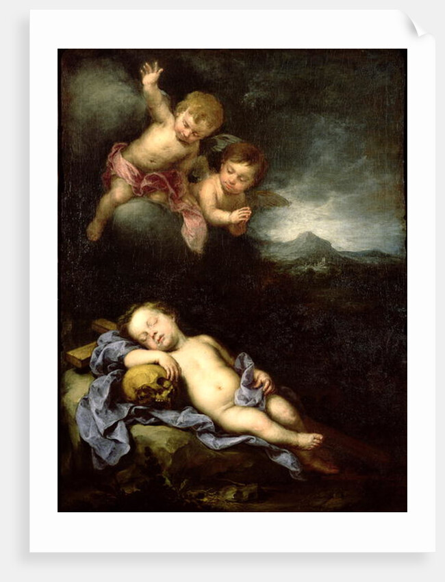 The Infant Christ Asleep on the Cross, c.1670 by Bartolome Esteban Murillo