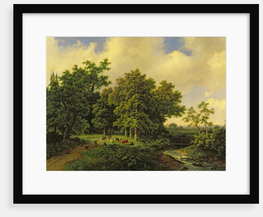 Landscape, 1853 by Barend Cornelis Koekkoek