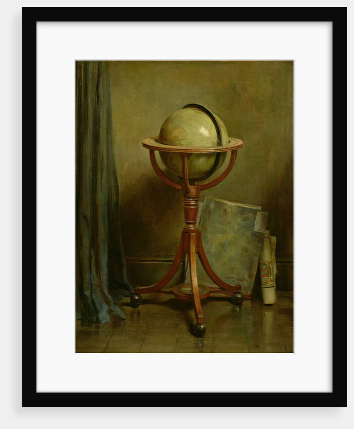 Globe and Maps, 19th-20th century by Ernest Leopold Sichel