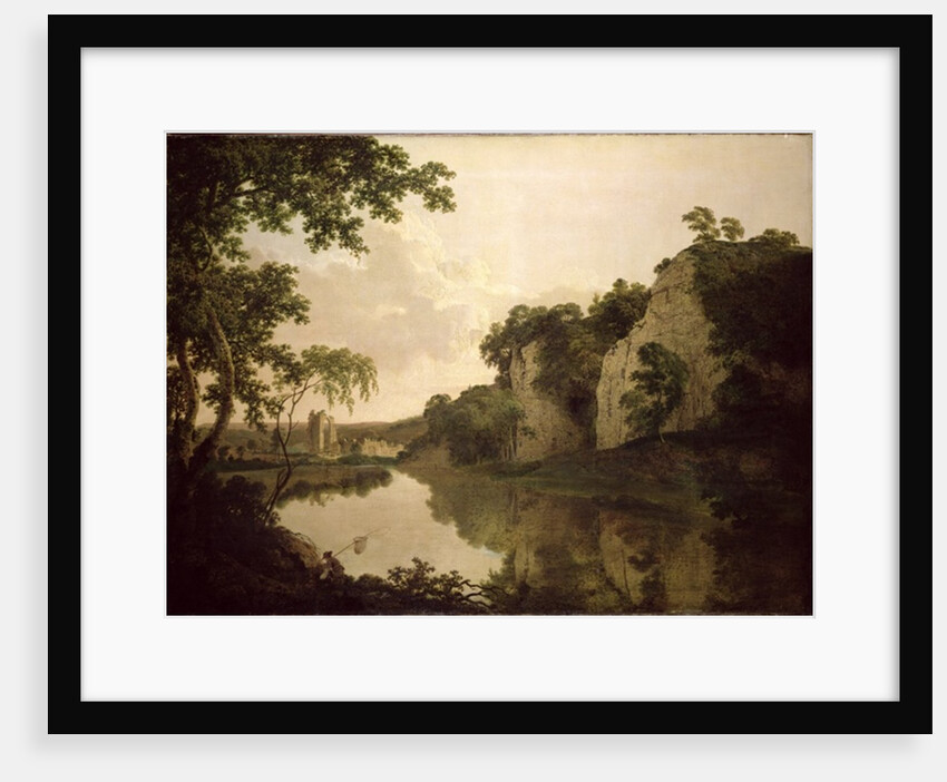 Landscape with Dale Abbey, Derbyshire, c.1785 by Joseph Wright of Derby