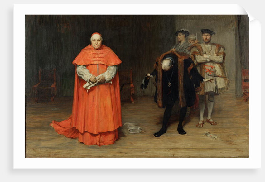 The Disgrace of Cardinal Wolsey, 1869 by John Pettie