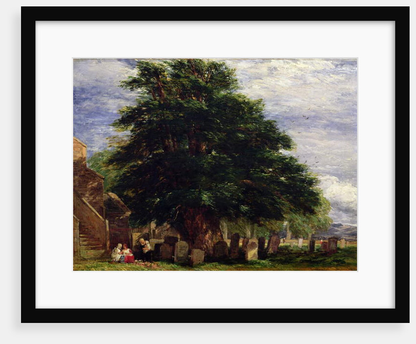 Darley Churchyard, 1850 by David Cox