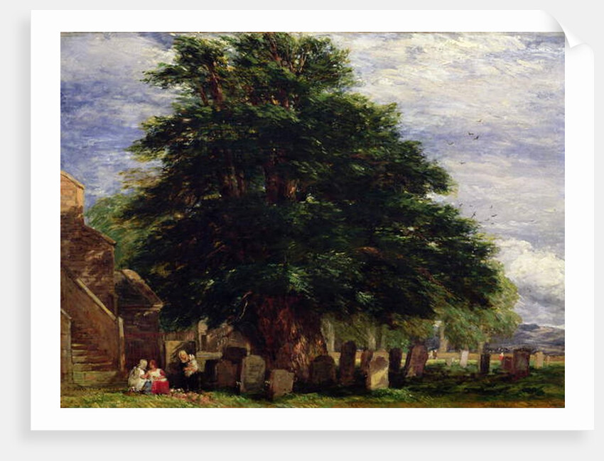 Darley Churchyard, 1850 by David Cox