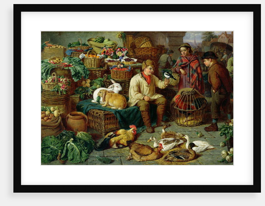 Market Scene, 1878 by Henry Charles Bryant