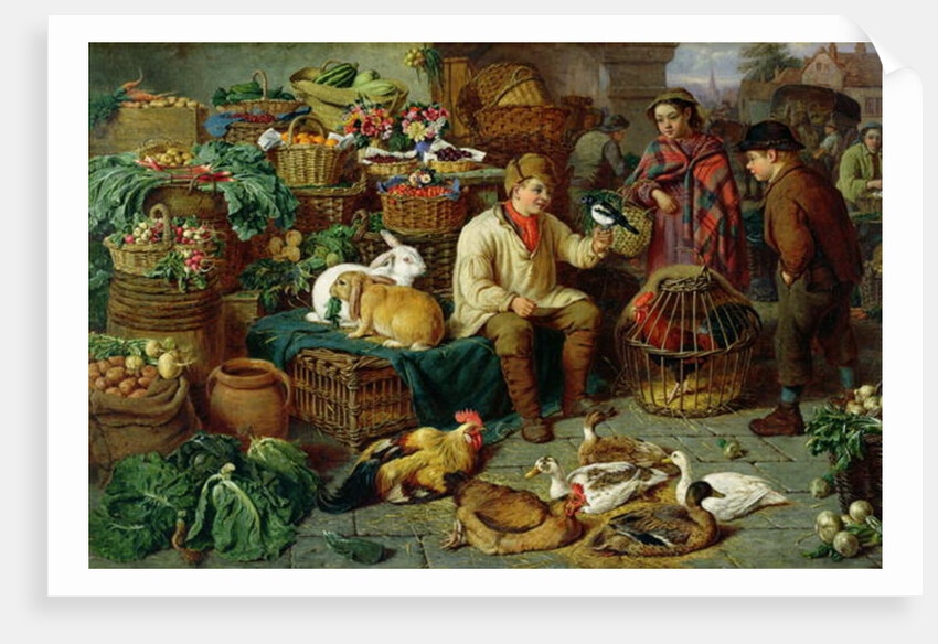 Market Scene, 1878 by Henry Charles Bryant