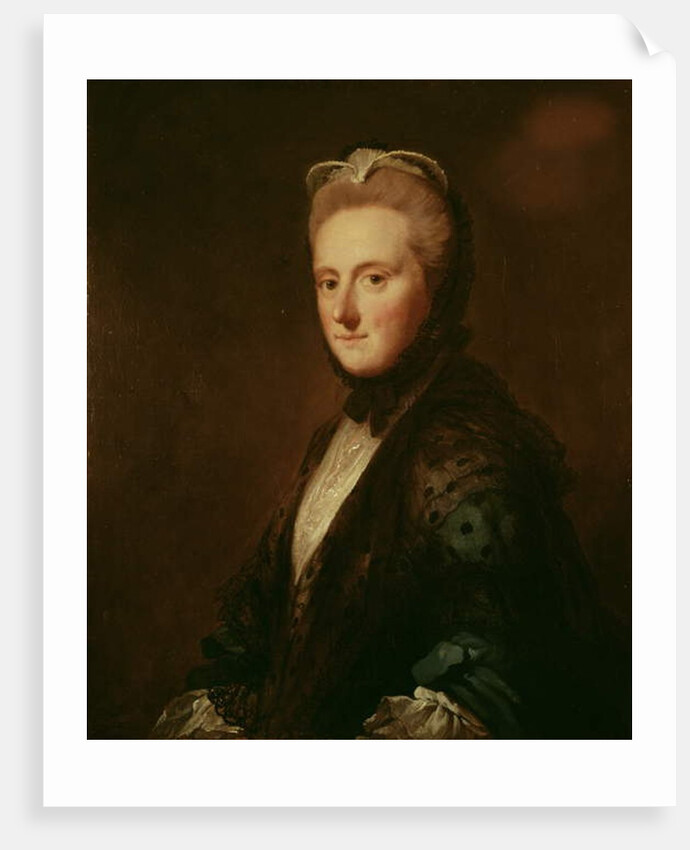 Portrait of the Hon. Mrs Clarges, Daughter of the 1st Viscount Barrington by Allan Ramsay