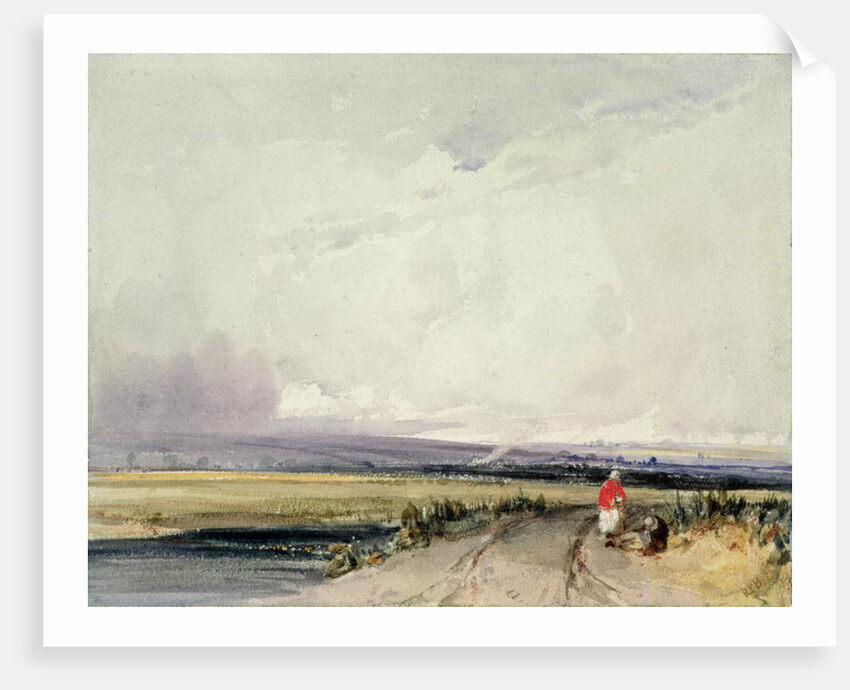 Near Burnham, Norfolk by Richard Parkes Bonington