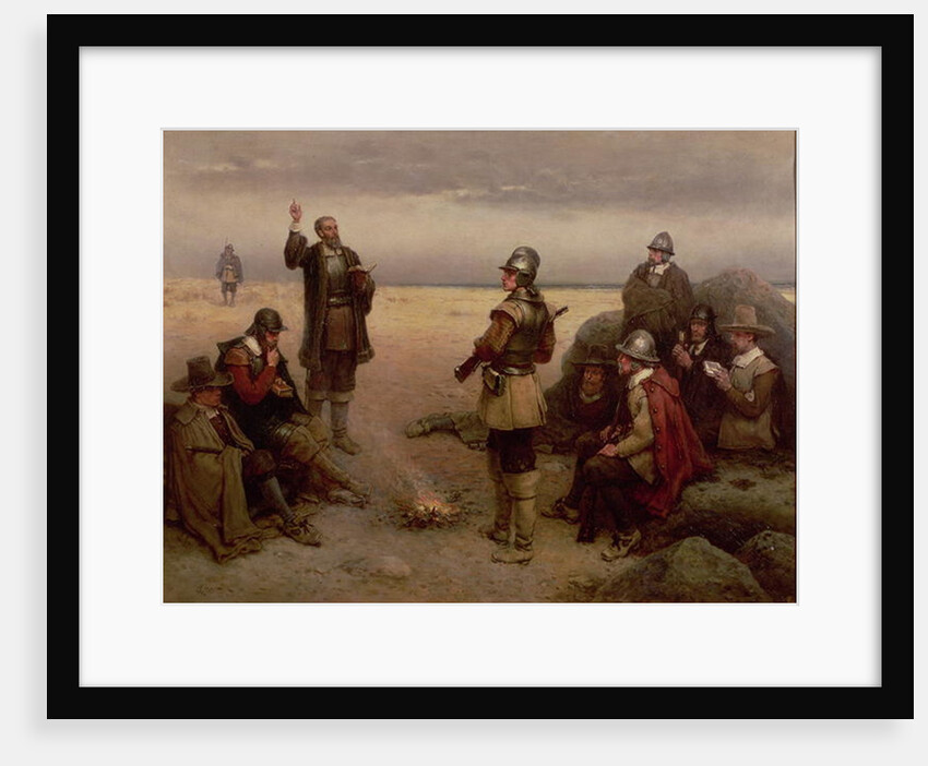 The Landing of the Pilgrim Fathers, 1620, 1869 by George Henry Boughton