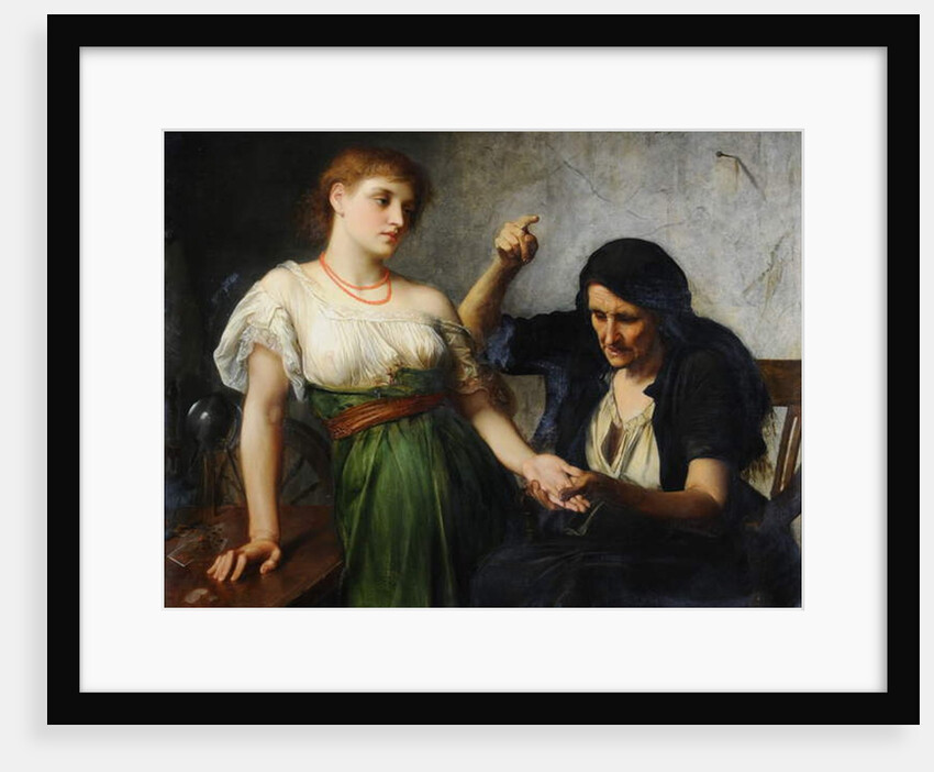 The Fortune Teller by Charles Edward Halle