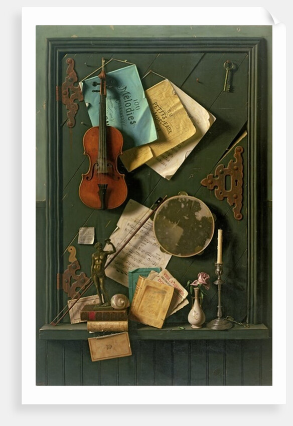 The Old Cupboard Door, 1889 by William Michael Harnett