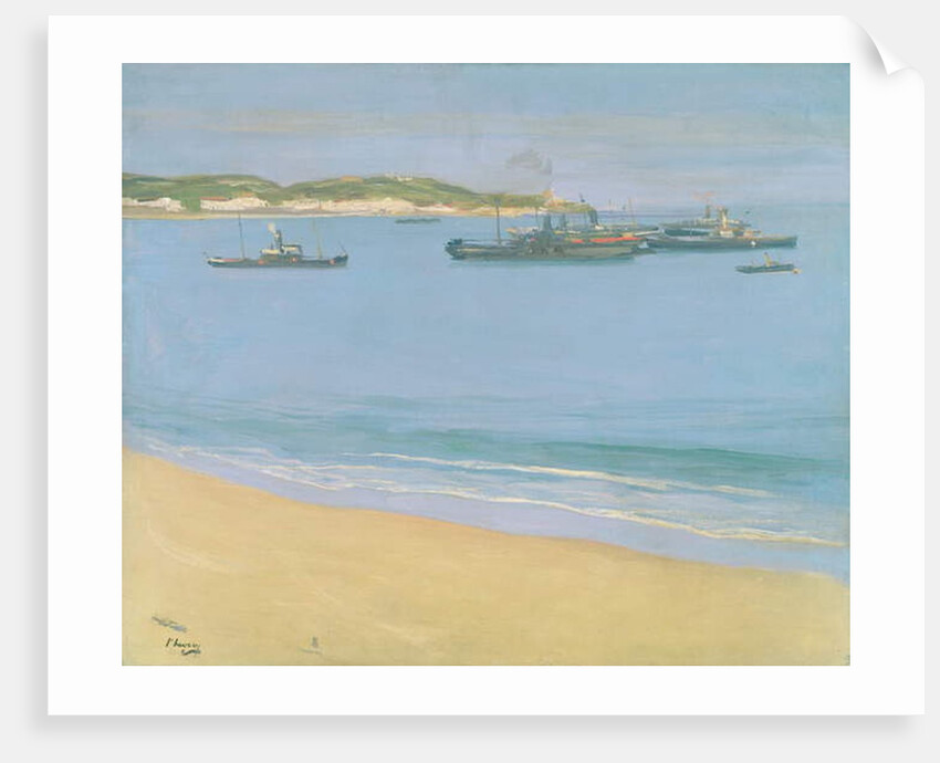 The Harbour at St. Jean de Luz - Early Morning, 1917 by John Lavery