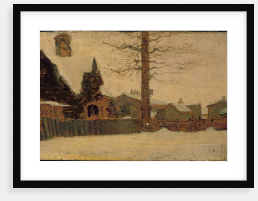 Winter Scene by Ludwig Munthe