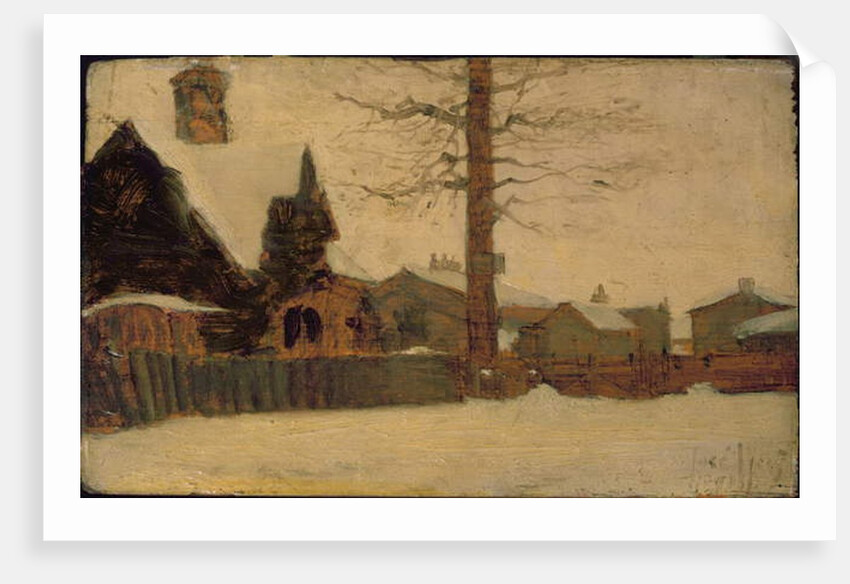 Winter Scene by Ludwig Munthe