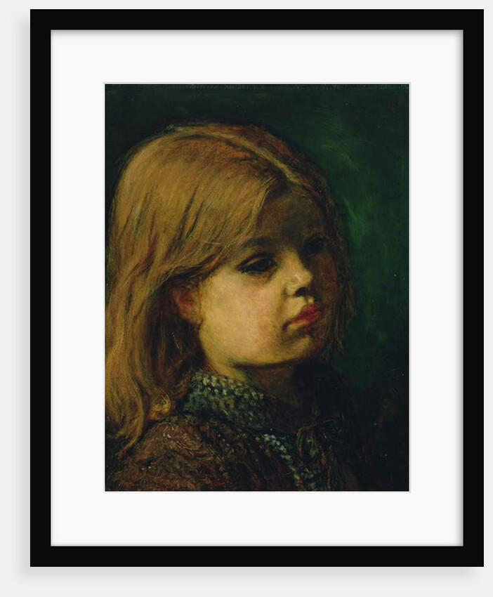 Head of a Girl by John Everett Millais