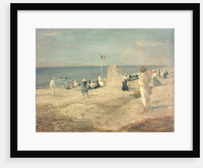 French Beach Scene, Dieppe, 1885-97 by Charles Edward Conder